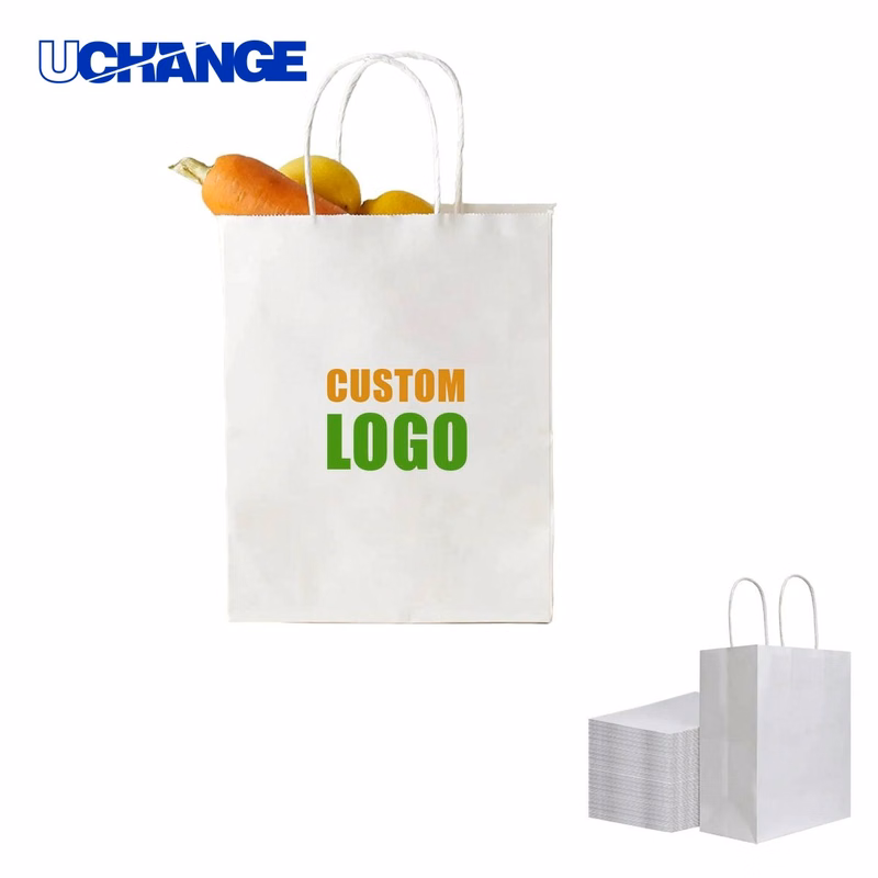 Full Color Kraft Grocery Bags