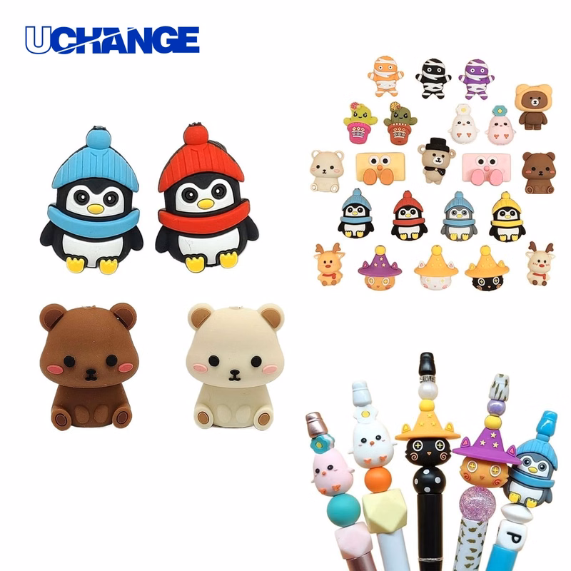 3D Silicone Beads Pen Accessories