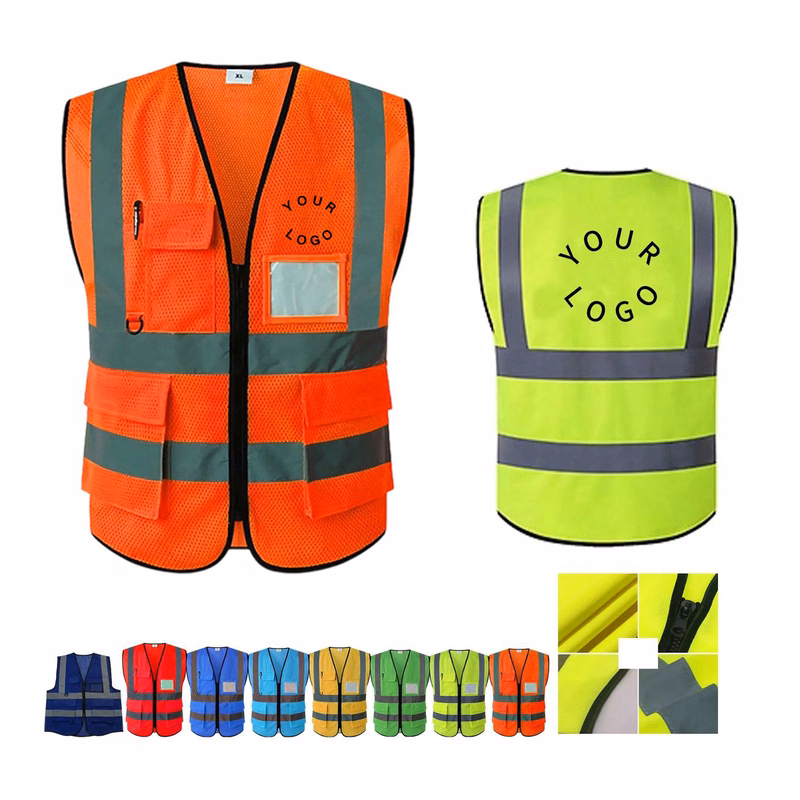 27 Inch Reflective Safety Vest for Outdoor Workers