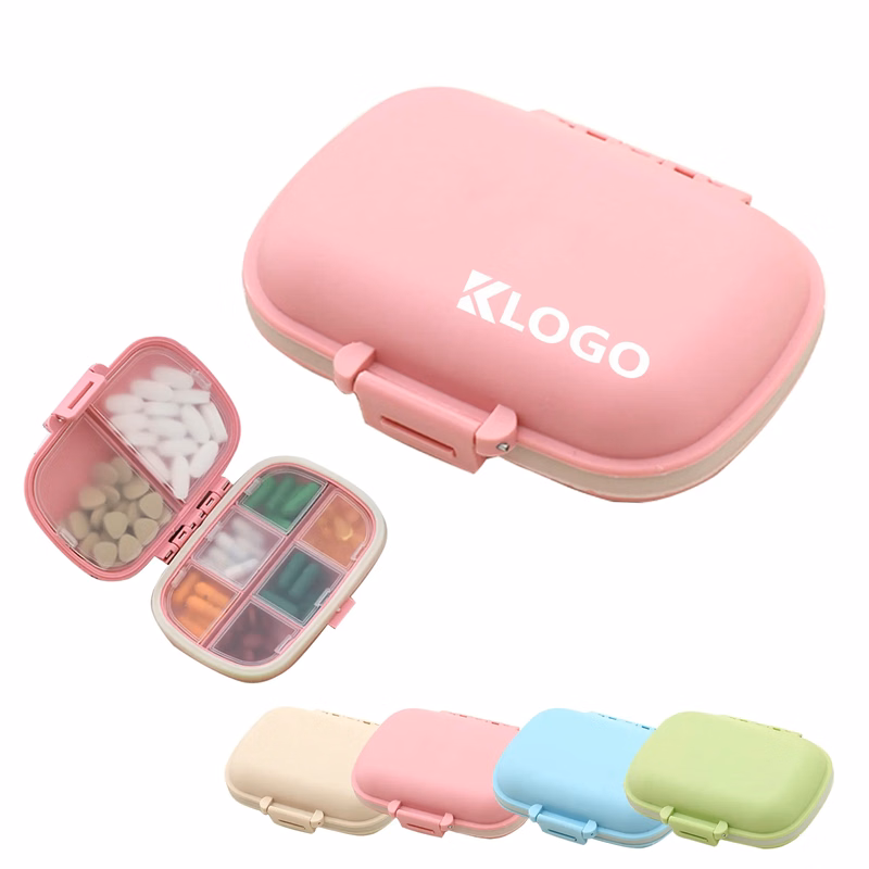8 Compartments Portable Pill Organizer