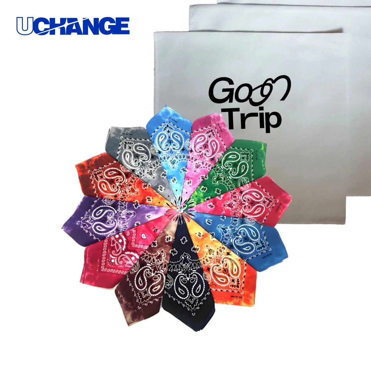 Colorful Cotton Bandana Scarf Accessory 1