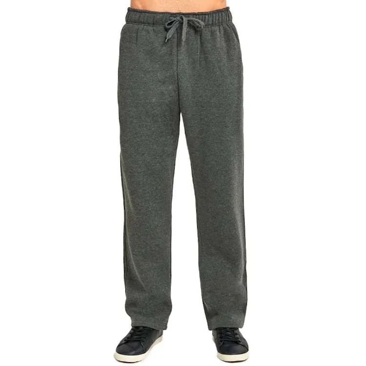 Men's Fleece Sweatpants Charcoal 3X 1