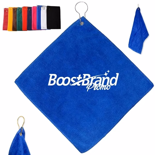 Custom Microfiber Sports Towel with Grommet — Athletic Performance Giveaway