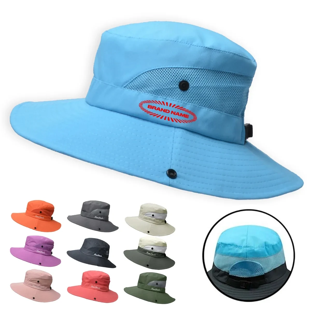 Sun Bucket Hat Beach Cap UV Proof Protection Travel Summer 1