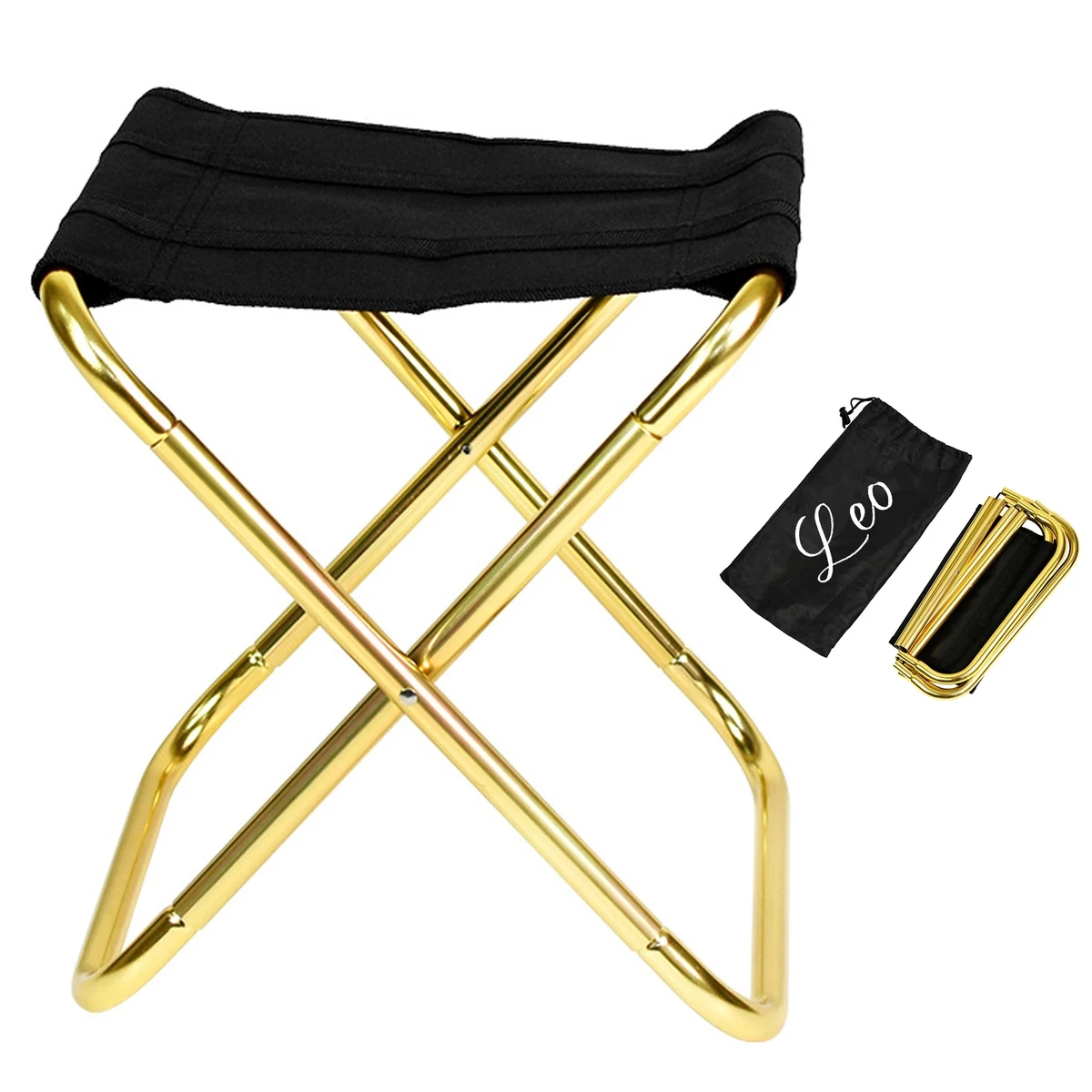 Portable Aluminum Alloy Oxford Folding Stool 1