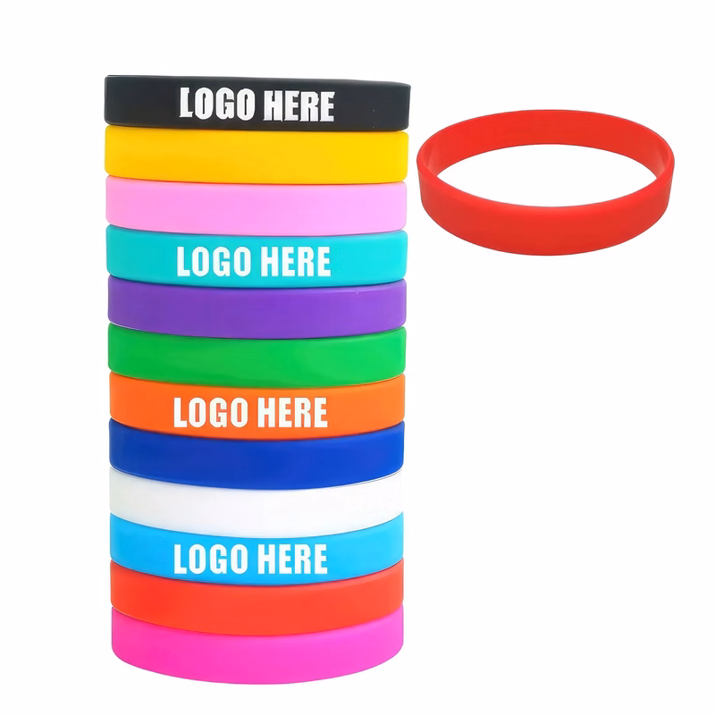 Customized Multi-color Silicone Bracelet