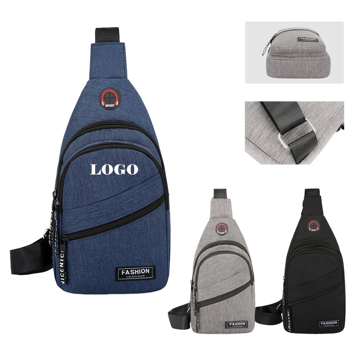 Durable Oxford Sport Sling Bag 1