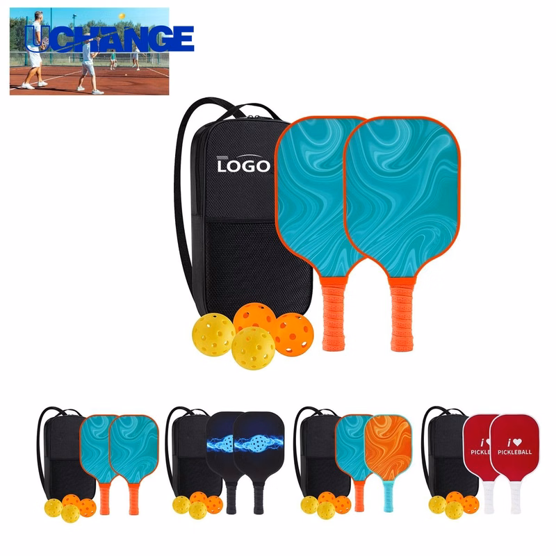 Pickleball Set of 2 with Balls and Bag