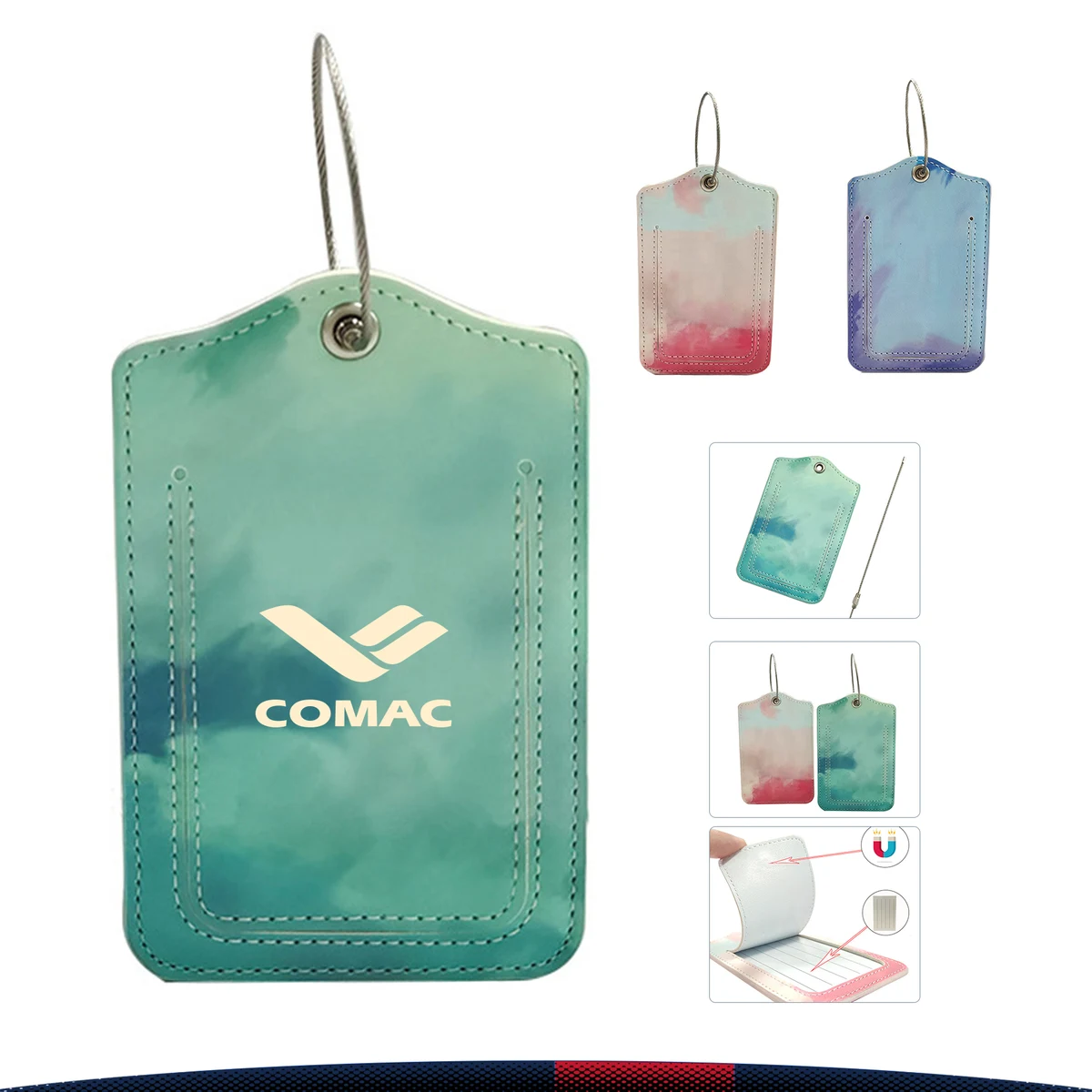 PU Magnetic Luggage Tag 1