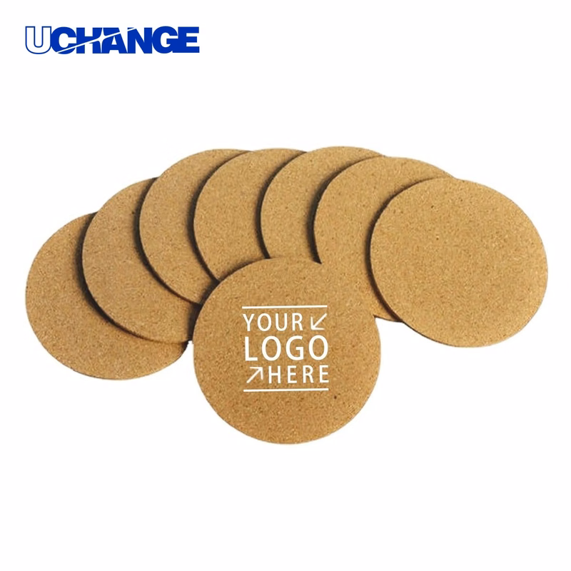 Round Absorbent Cork Coaster Mat