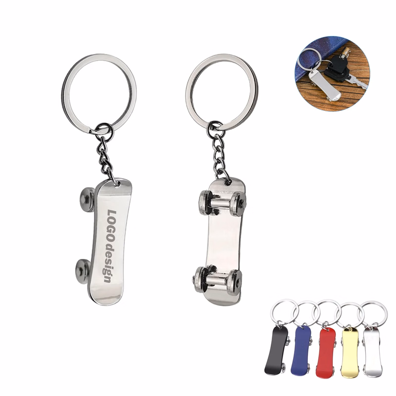 Skateboard Keychain MOQ 100PCS