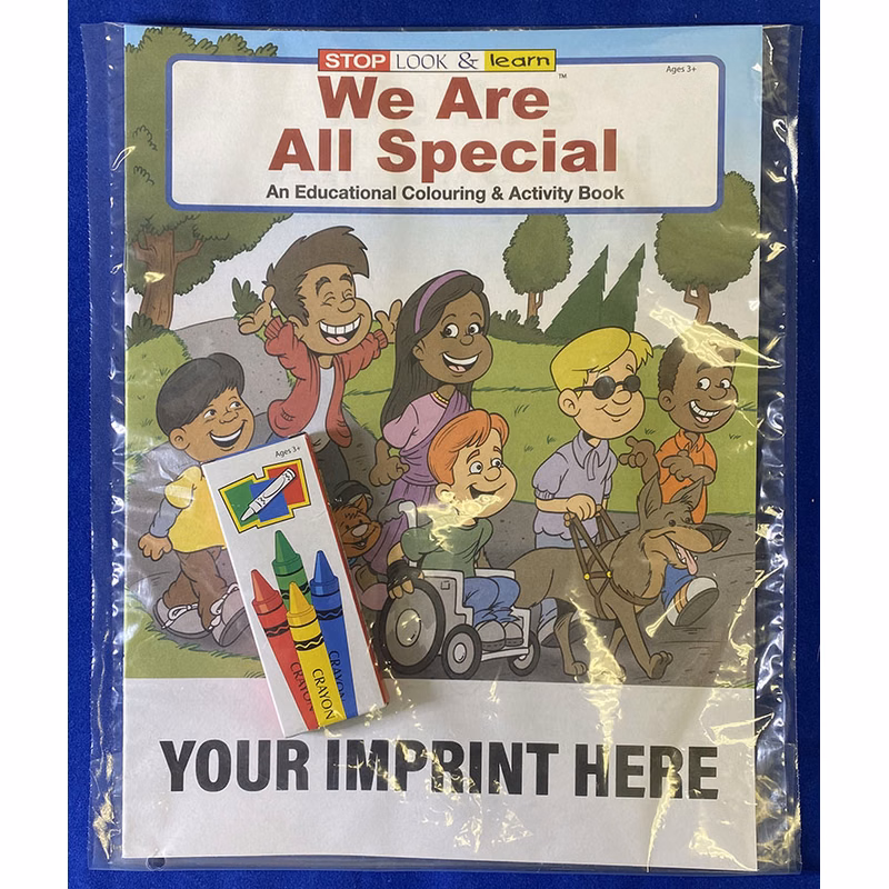 COLORING SET - We Are All Special Coloring Book Fun Pack
