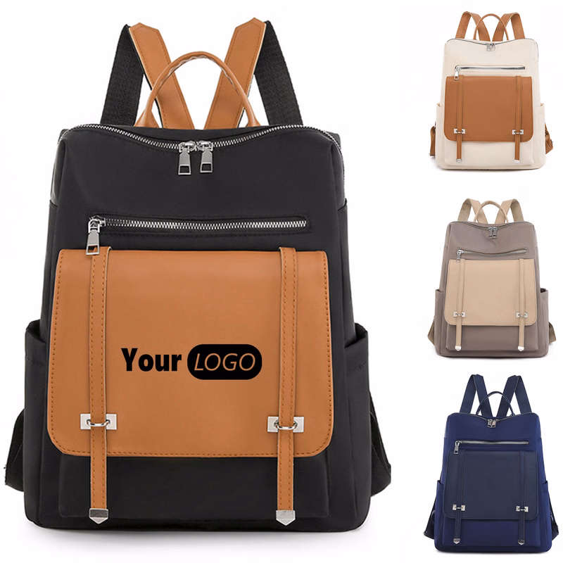 Oxford Cloth Business Travel Backpack for Women