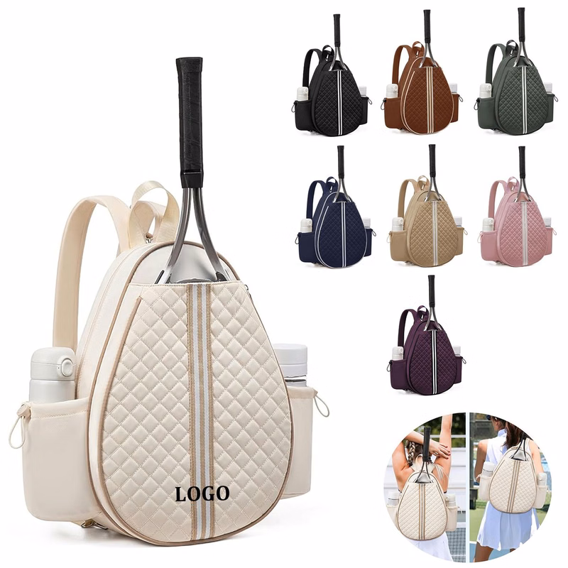Quilted Tennis Backpack