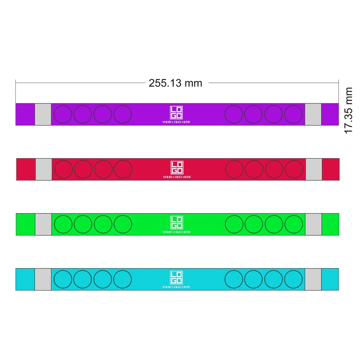 Push Pop Fidget Wrist Strap Keychain 1