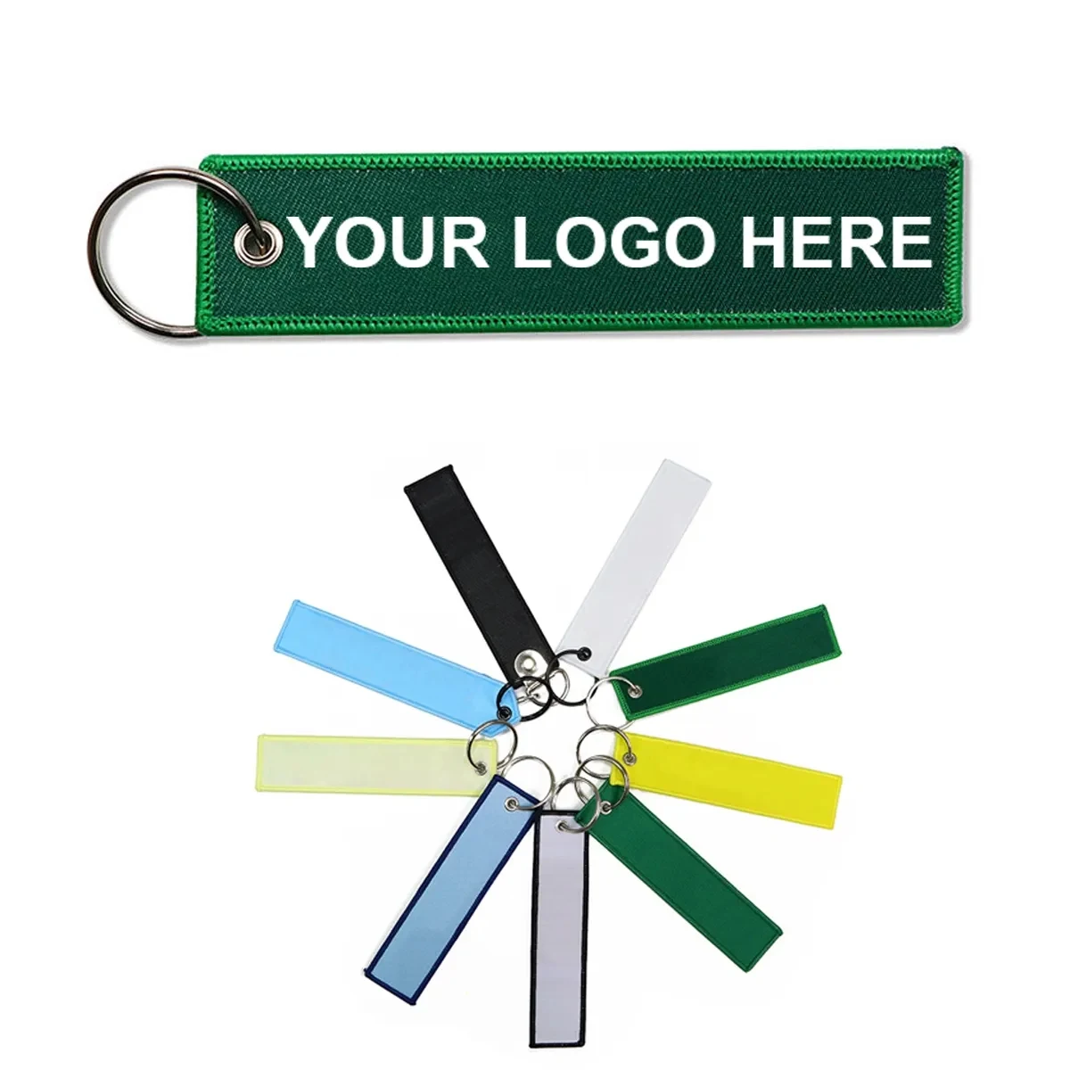 Customized Embroidery Keychain Tag 1