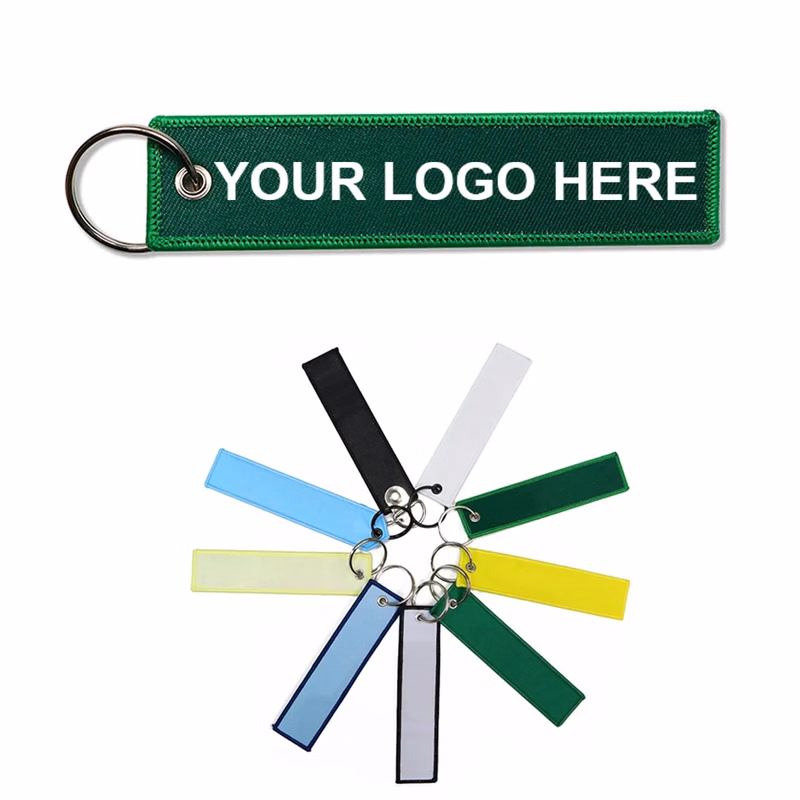 Customized Embroidery Keychain Tag