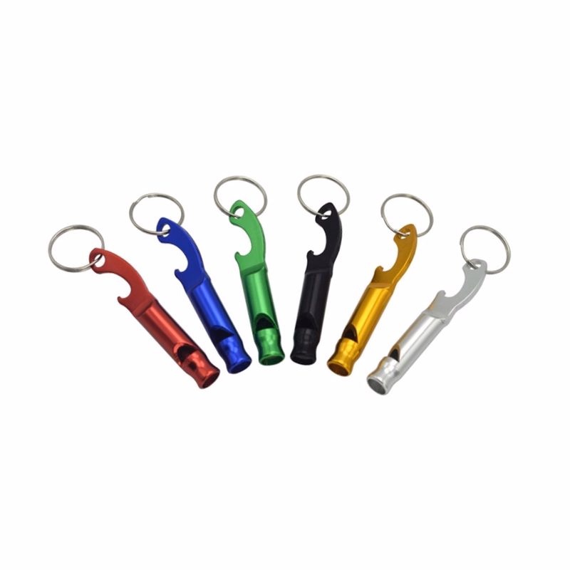 3-in-1 Multifunction Whistle Bottle Opener Keychain