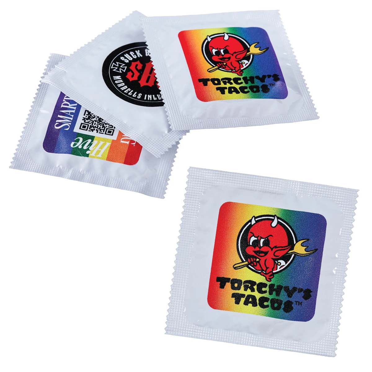 Individual Custom Foil Condoms 1
