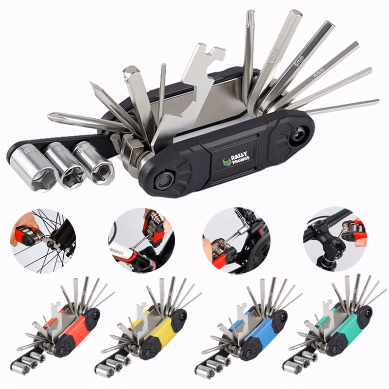 Portable Multi-Function Bike Tool Kit
