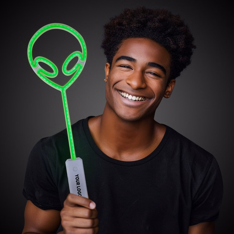 Green Alien Neon Wand