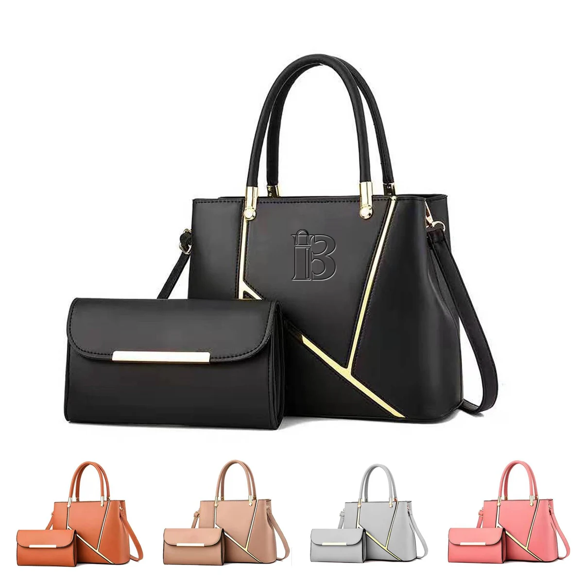 PU Women's Fashion and Leisure Handbag Tote Bag 1