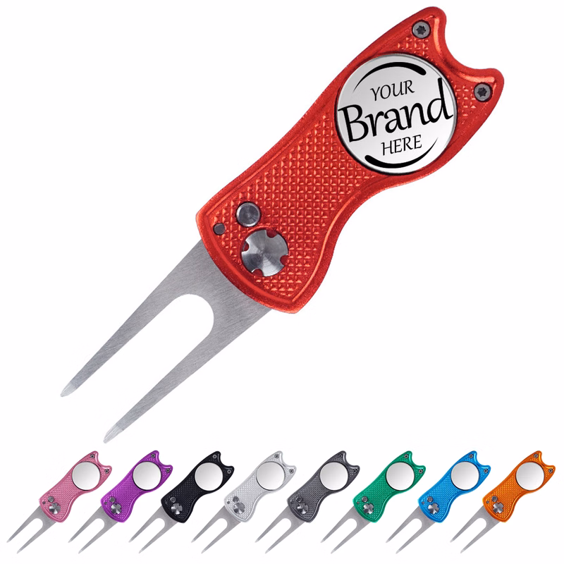 Metal Foldable Golf Divot Repair Tool