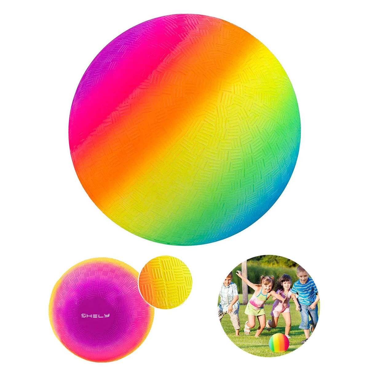 Rainbow Playground Ball For Kids 1