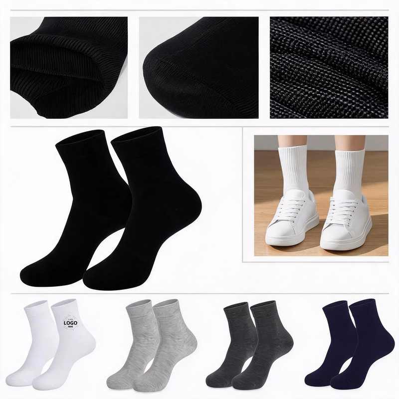 Unisex Elastic Custom Business Socks