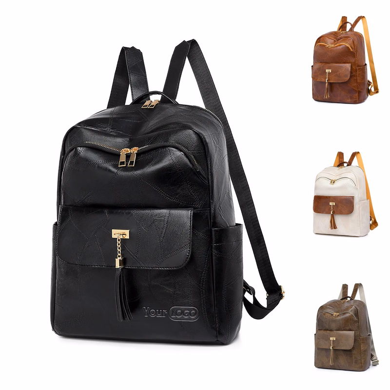 PU Retro Travel Women's Backpack