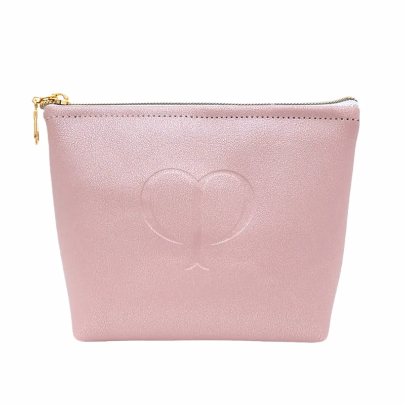Vegan Leather Zippered Pouch