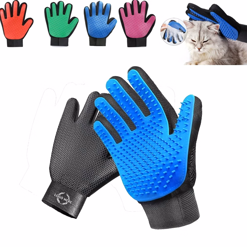 Pet Grooming Glove Hair Remover Brush