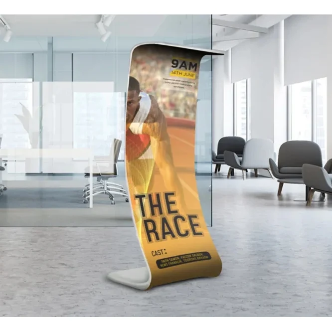 Fabric Display Stand Snake D Package (36.2" x 131.9") 1
