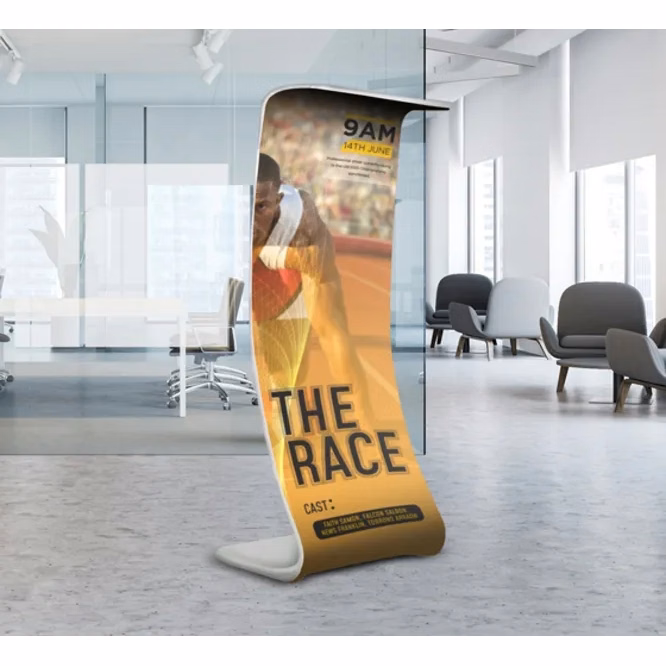 Fabric Display Stand Snake D Package (36.2" x 131.9")