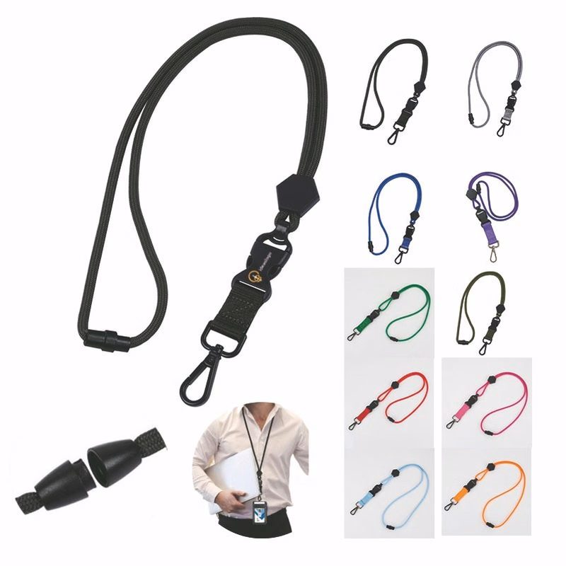 Adjustable Round Cord Neck Key Lanyard