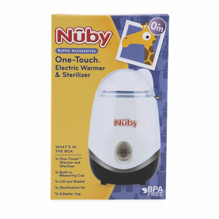 Nuby One-Touch 2-in-1 Electric Baby Bottle Warmer & Sterilizer