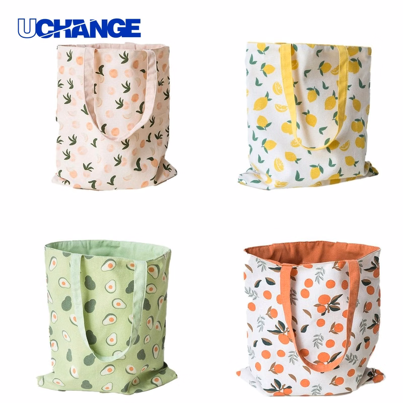 Double-Sided Canvas Tote Bag