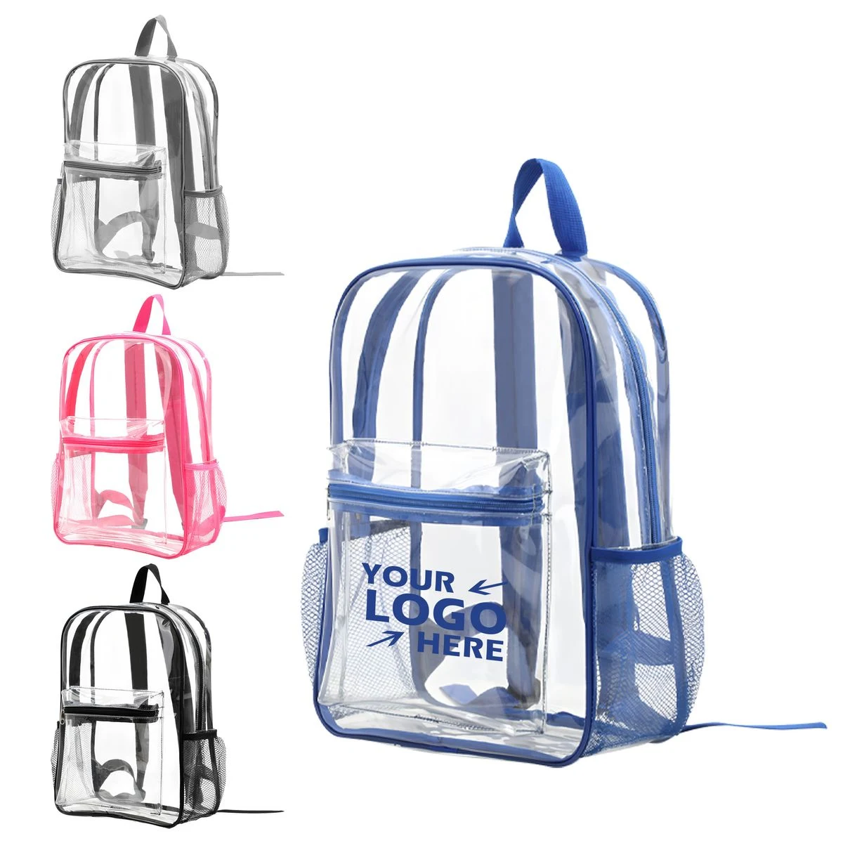 Large Capacity Wear Resistant Waterproof Clear Backpacks 1