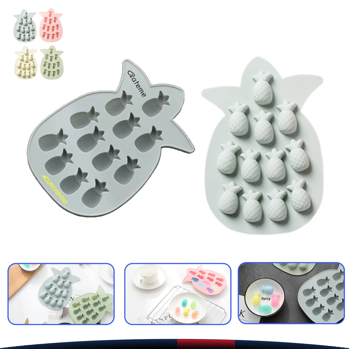 Pineapple Ice Cubes 1