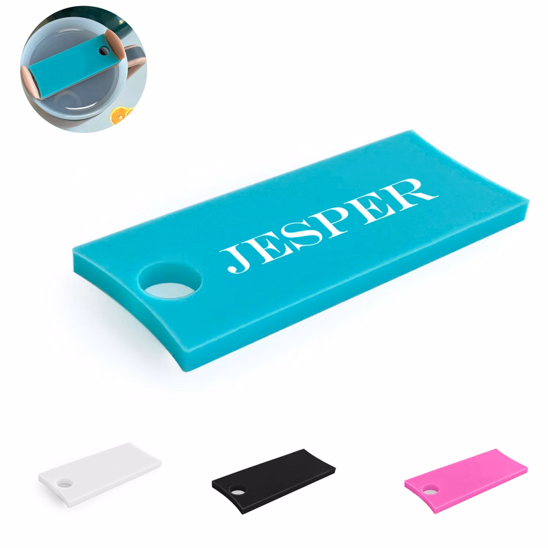 Personalized Silicone Tumbler Name Plates
