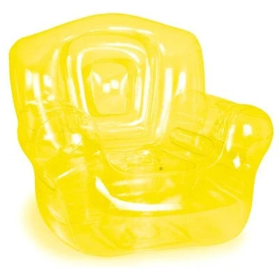 Inflatable Blown Chair, Yellow - No Imprint 1