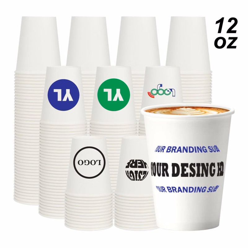12oz Disposable Event Drinking Paper Cup