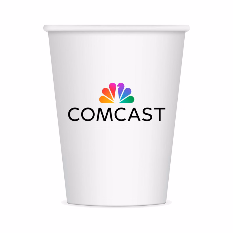 10 Oz. White Paper Cup, Digital