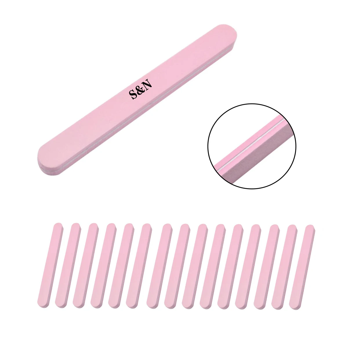 Double Sided Sponge Polishing Strip Nail File 1