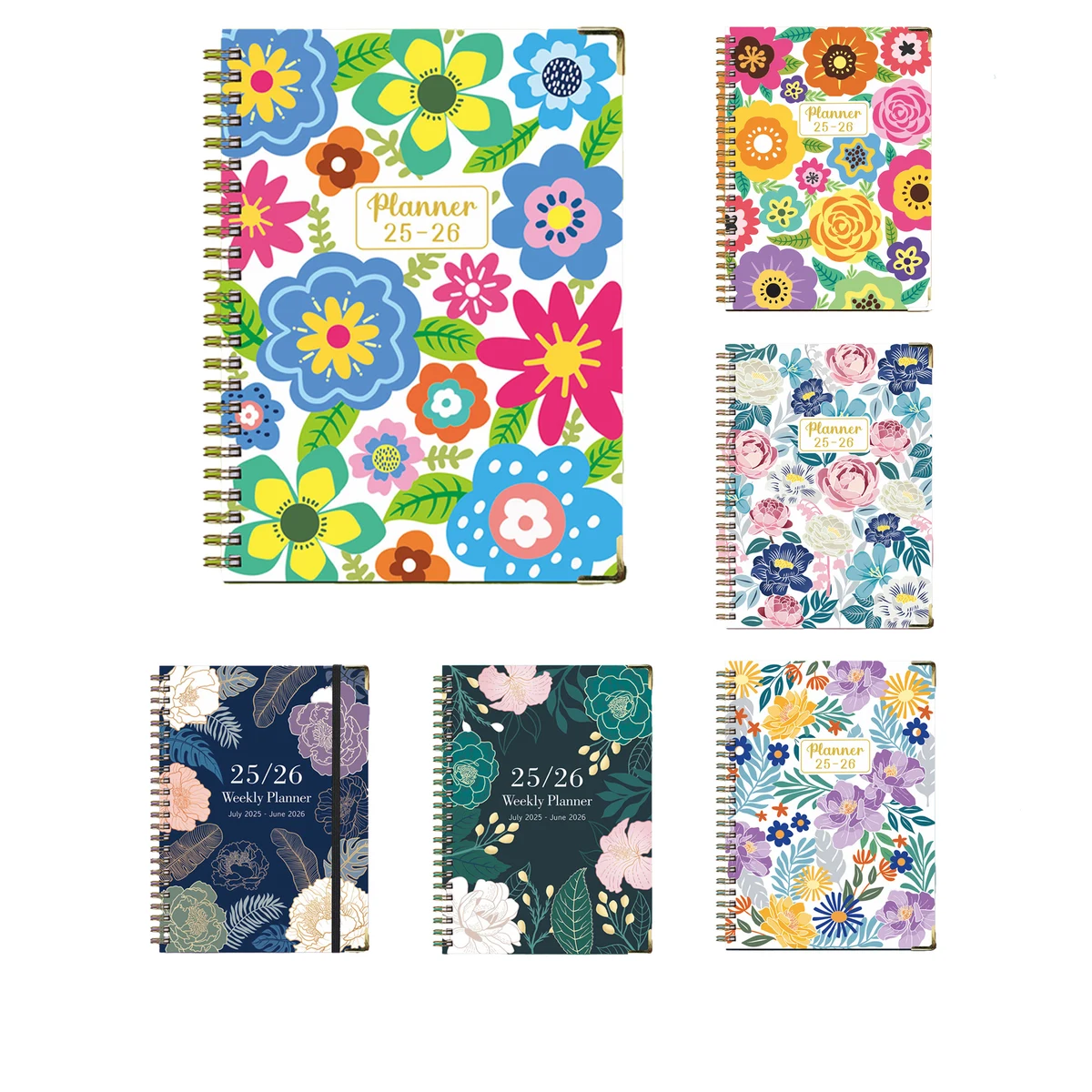 Spiral Notebook English Planner 2025-2026 1