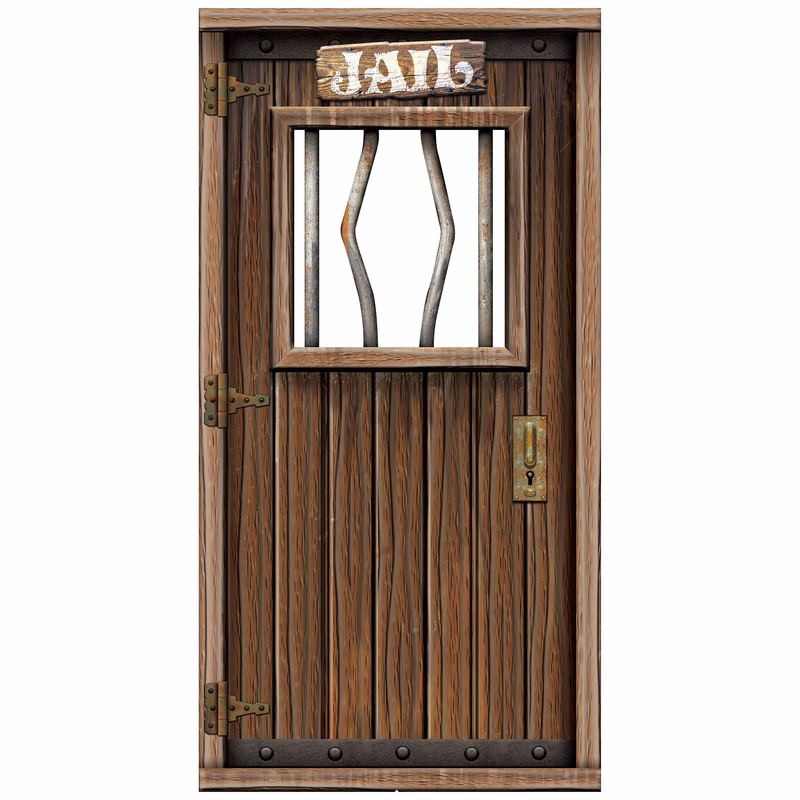 Jail Photo Prop Stand-Up