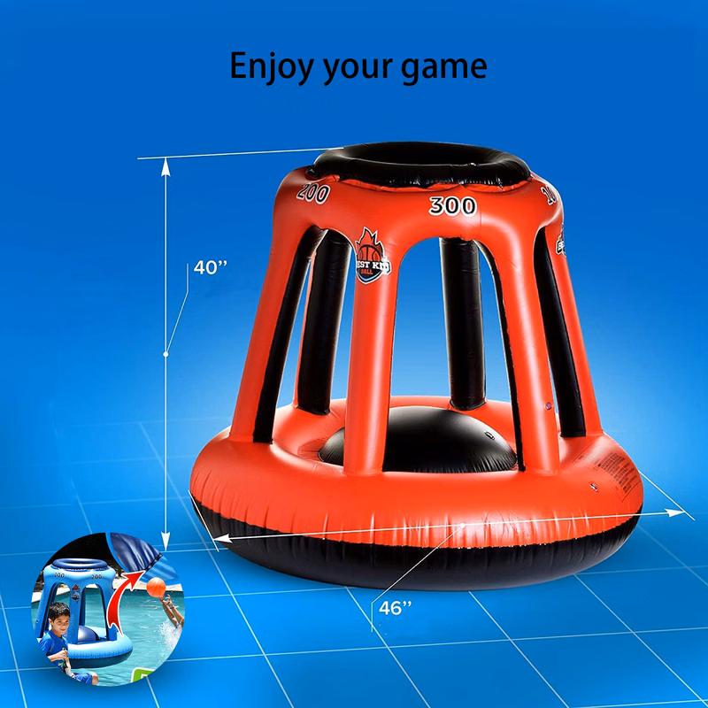Basketball hoop throwing inflatable toys