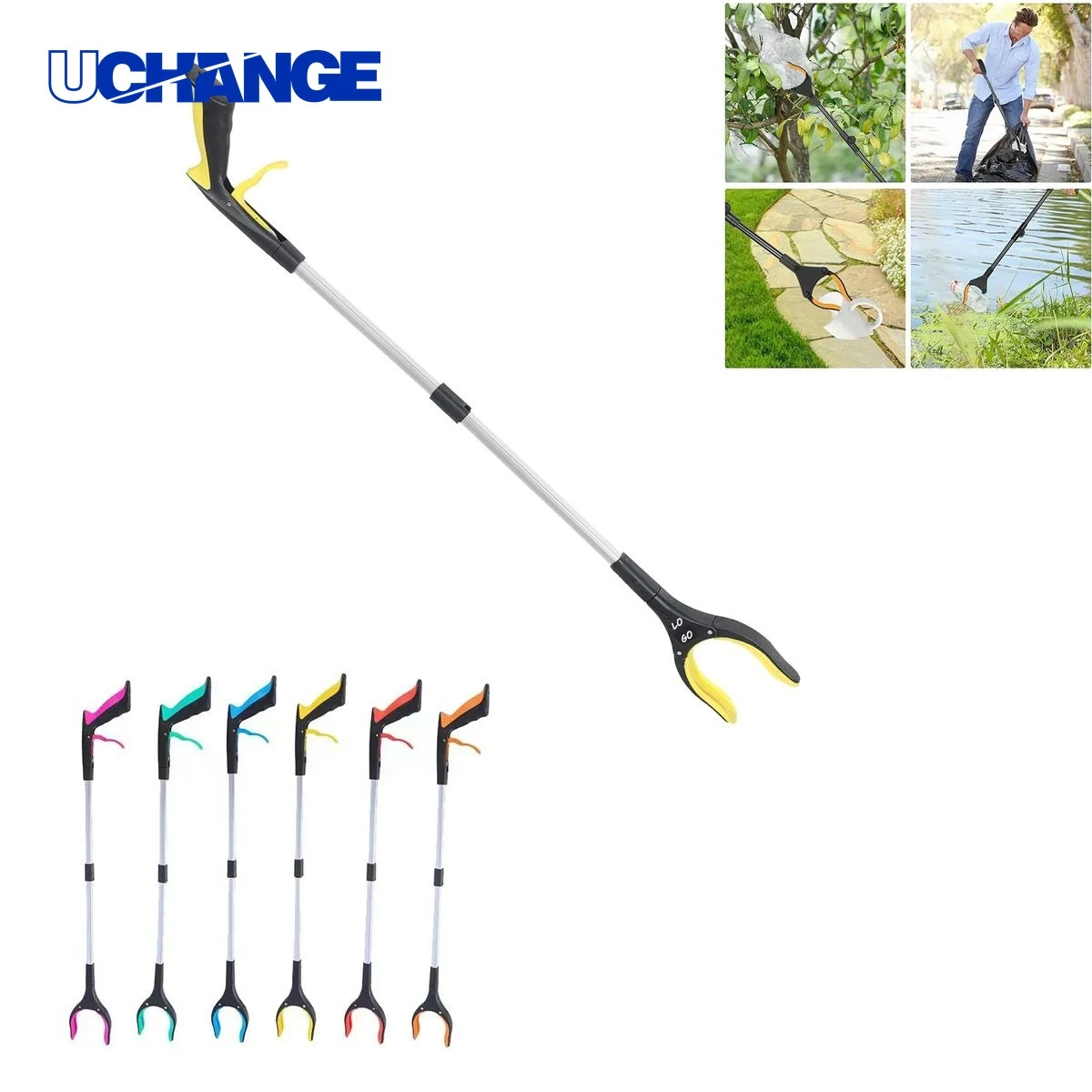 Foldable Trash Grabber Claw Reach Tool for Cleaning 1