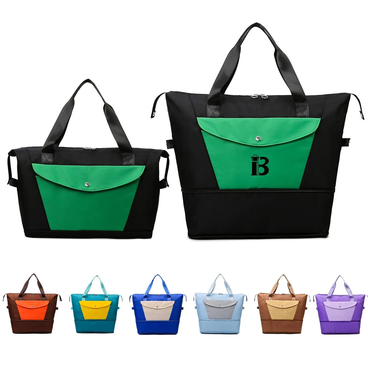 Folding Business Trip Polyester Handbag 1