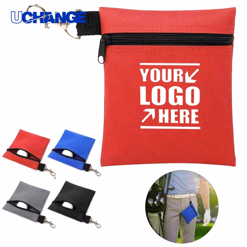 Portable Zipper Golf Ball Bag for Storage